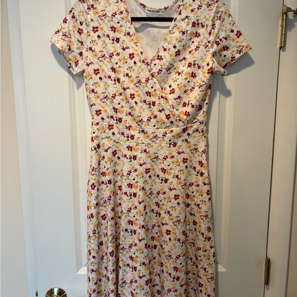 Floral Wrap Dress